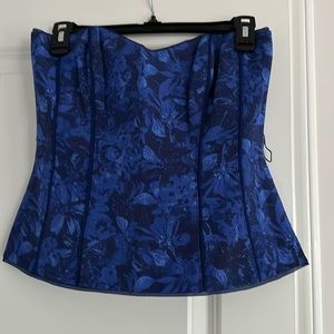 White House Black Market strapless top corset